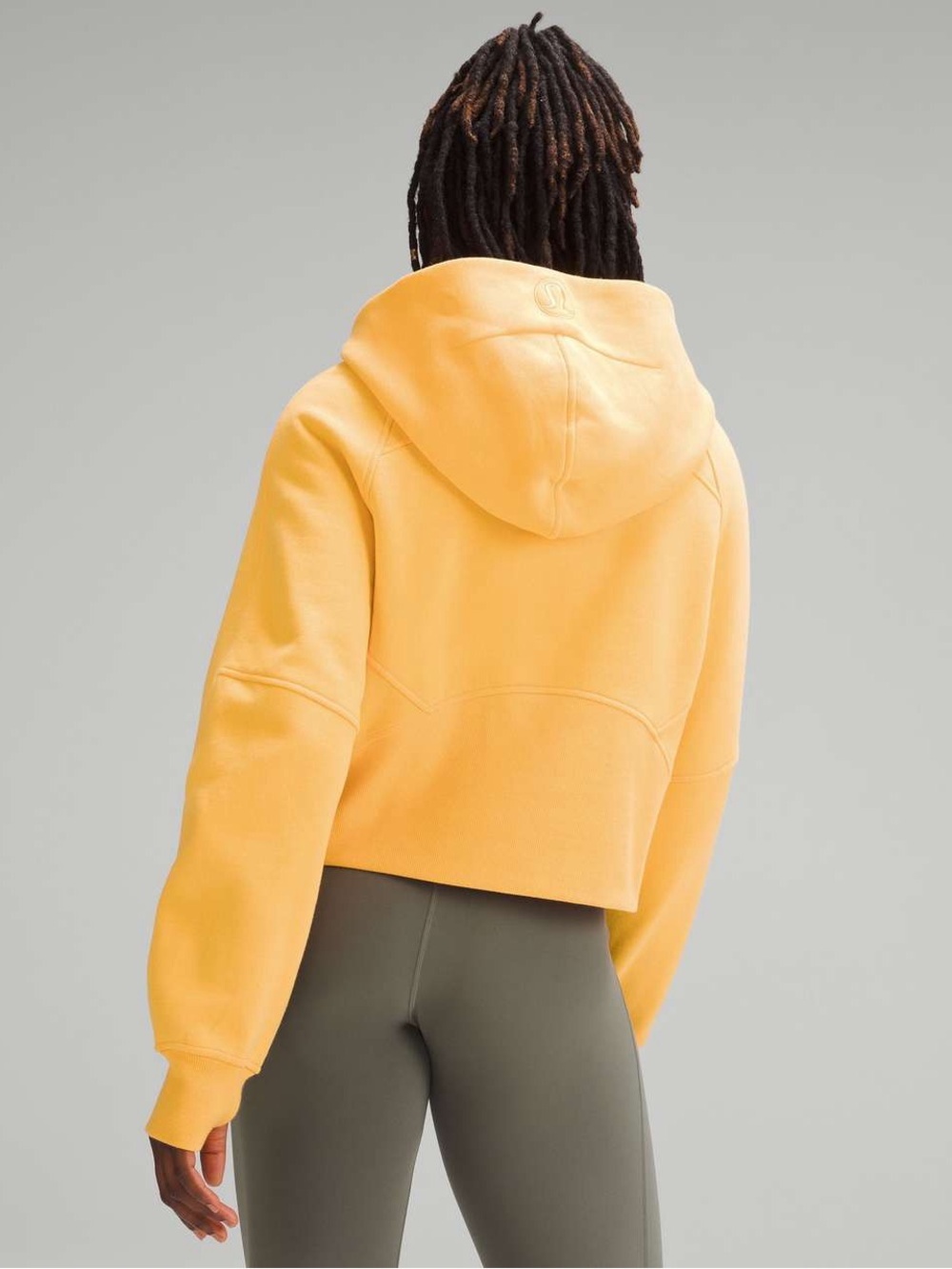 Lululemon Scuba Oversized Half-Zip Hoodie Mango Dream Size M/L - Picture 2 of 9
